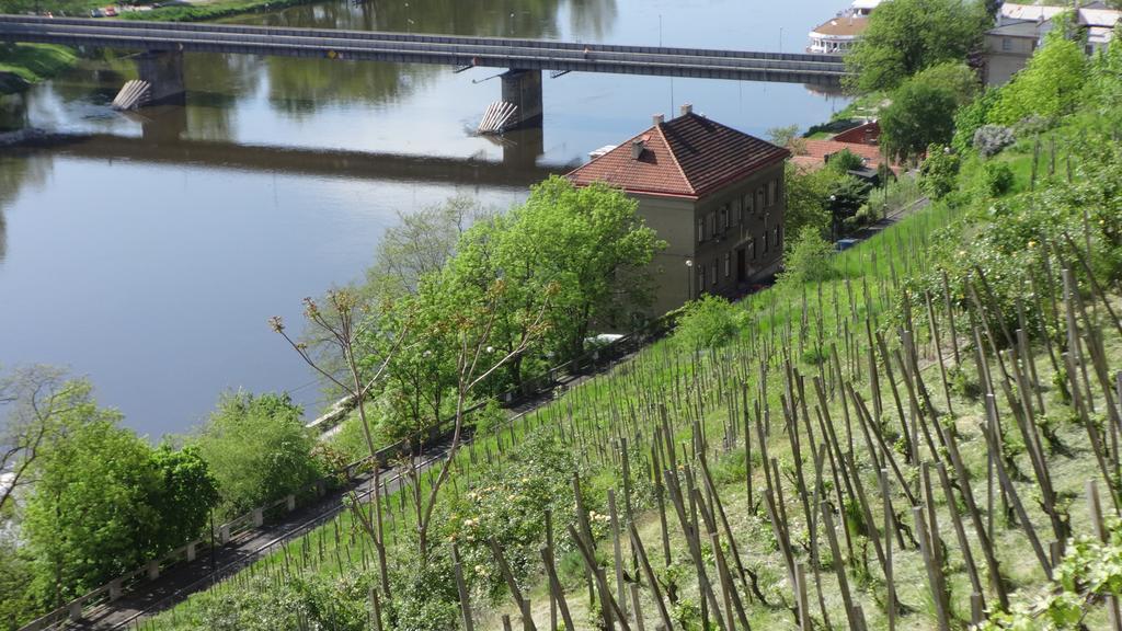 Ferienwohnung Dum V Podzamci Mělník Exterior foto